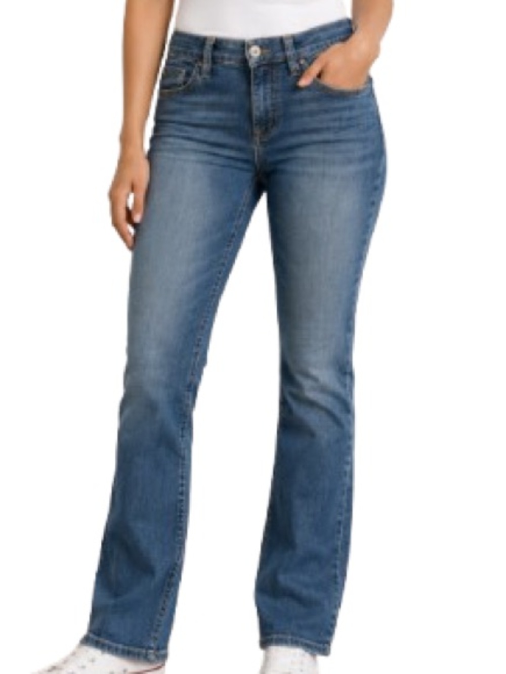 Mavi Mona Bootcut Jeans Women’s Size 28 Medium Wash Stretch Denim